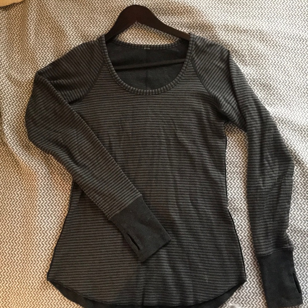Luluelmon long sleeve reversible shirt